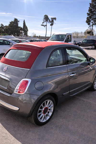 Capote rouge Fiat 500 occasion rare